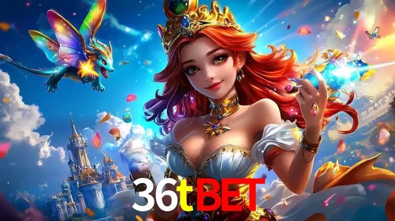 A princesa de um reino de fantasia mágico, com seu pequeno dragão, apresentando um mundo de prêmios encantados nos jogos de caça-níqueis do cassino 36tbet.